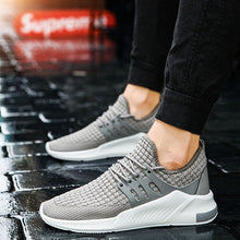 Load image into Gallery viewer, HEE GRAND New Spring Men Mesh Shoes Breathable Soft Sports Shoes Lace Up Solid Flats Man Casual Light Shoes For Outdoor XMR3041