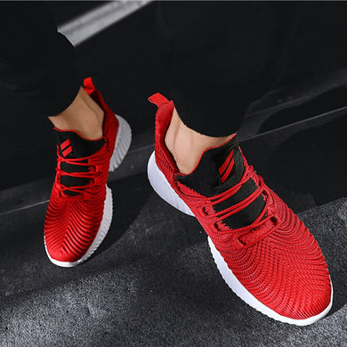 HEE GRAND Men's Spring Causal Breatable Comfortable Sports Shoes With Rubber Lace Up Round Toe Hard-Wearing Light Shoes XMR3047