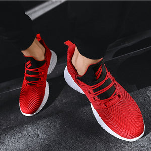 HEE GRAND Men's Spring Causal Breatable Comfortable Sports Shoes With Rubber Lace Up Round Toe Hard-Wearing Light Shoes XMR3047