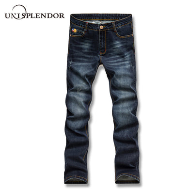 2019 Spring Autumn Men Jean Casual Solid Man Denim Pants New Fashion Men's Jeans Skinny Cotton Male Trousers Full Length YN10420